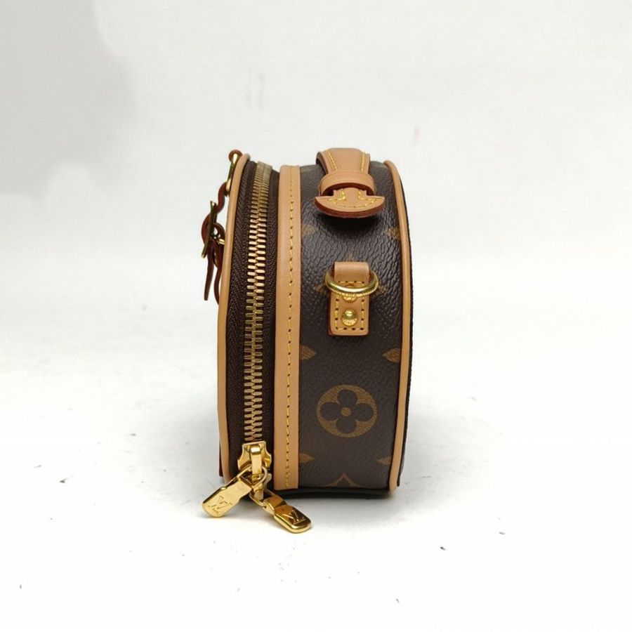 LOUIS VUITTON PETITE BOITE CHAPEAU 硬圓餅 Mini 13 老花 PVC 晶片-2