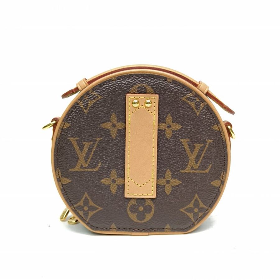 LOUIS VUITTON PETITE BOITE CHAPEAU 硬圓餅 Mini 13 老花 PVC 晶片-3