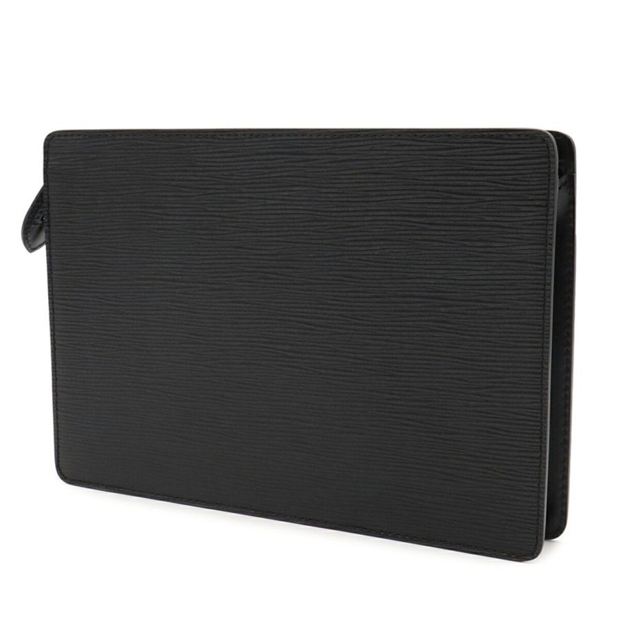 路易威登 Epi Pochette Homme Second Bag 手拿包 Noir 黑色(無黏性)M52522-2
