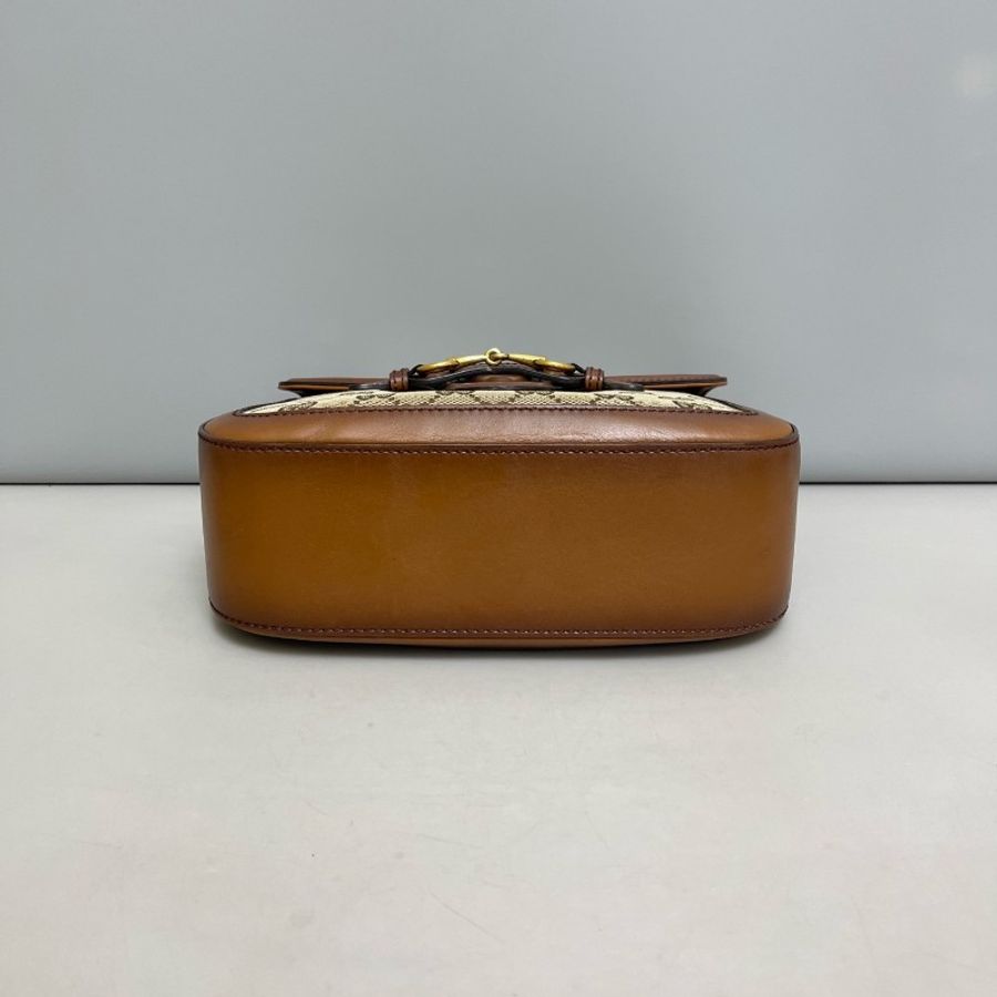 Gucci Laby Web老花馬銜扣馬鞍包-4