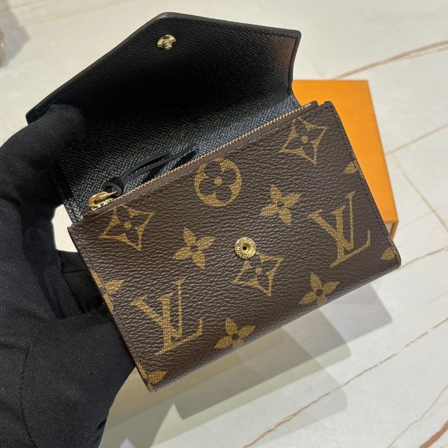 *SHIHNA名牌精品* LV M81557 經典VICTORINE 雙色三折短夾-2