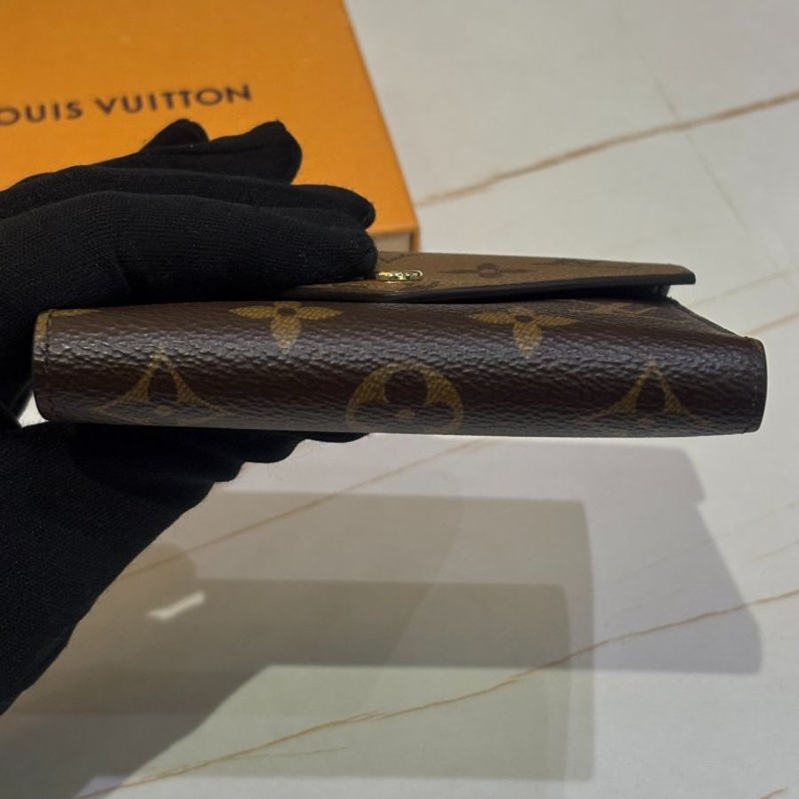*SHIHNA名牌精品* LV M81557 經典VICTORINE 雙色三折短夾-10