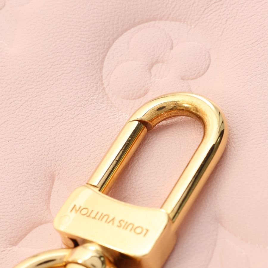 LOUIS VUITTON LV 路易威登 Coussin PM 兩用包 粉色 羊皮 M59276-13