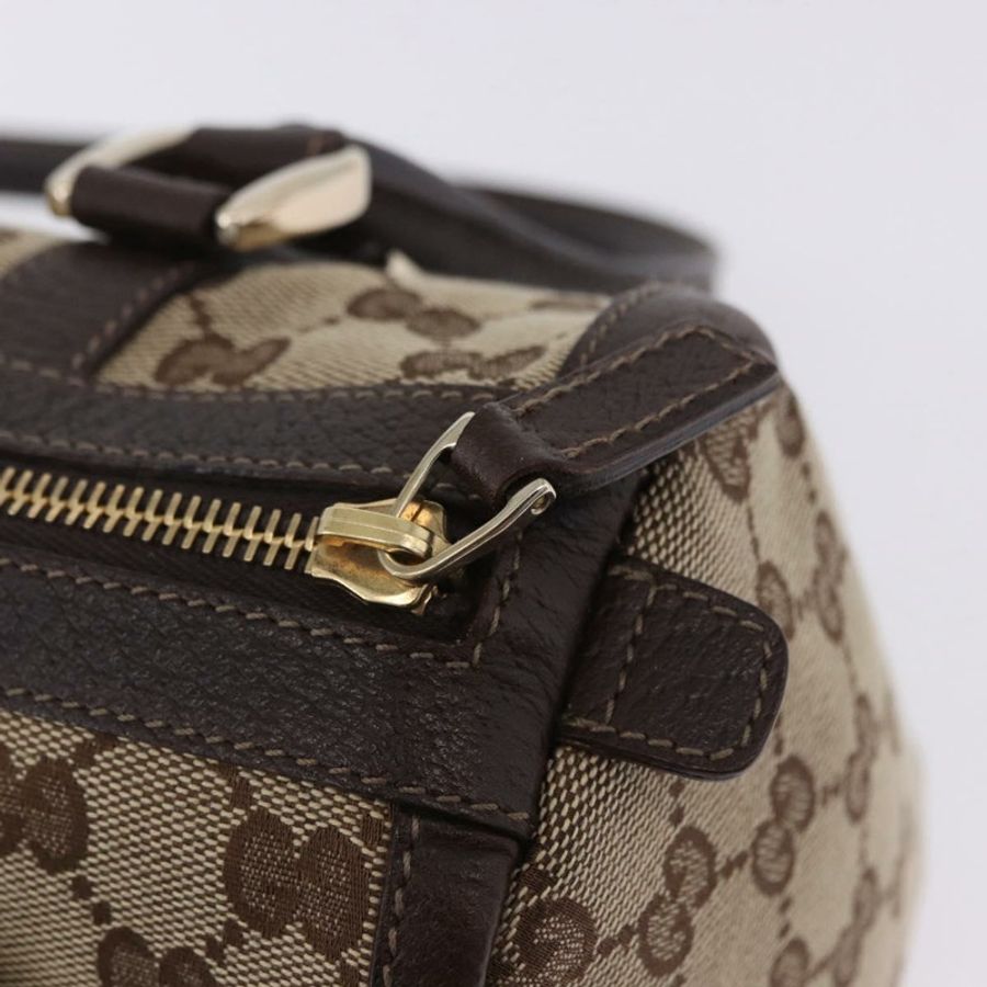【日本直送】GUCCI GG帆布手提包 米色 金色色調 130942 正品 201326V-14