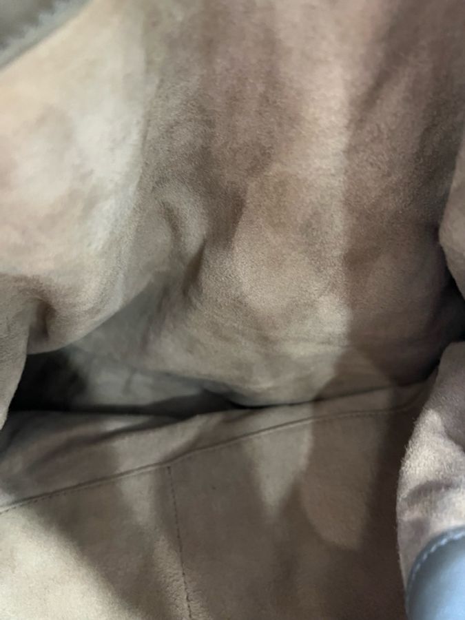 95新 BV 大象灰羊皮編織hobo手提單肩包 大號 底長38-5