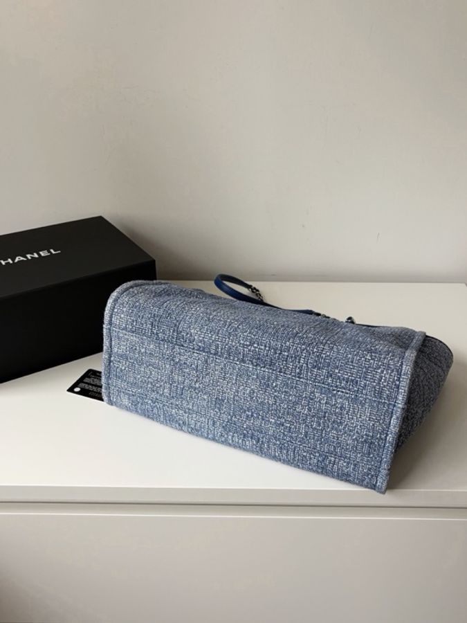 💎Chanel香奈兒|沙灘包tote 購物袋單肩包|99新-4