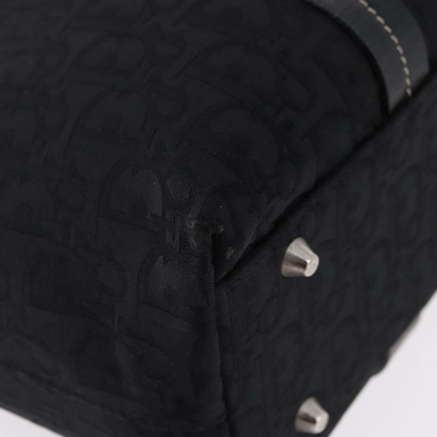 【日本直送】Christian Dior Trotter帆布手提包 黑色 銀色 正品 195785V-8