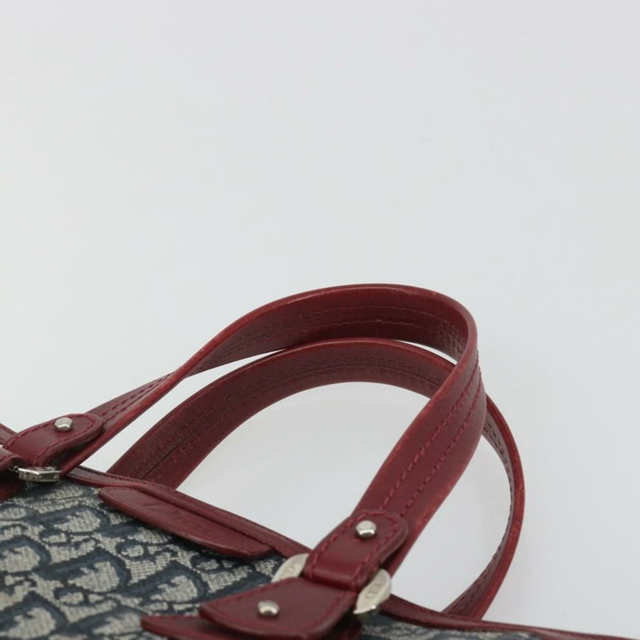 【日本直送】Christian Dior Trotter帆布手提包 海軍藍 銀色 正品 195056A-7