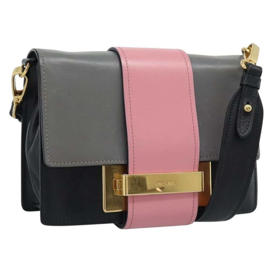 【日本直送】PRADA 皮革多色金色肩包,正品編號 196091A-0