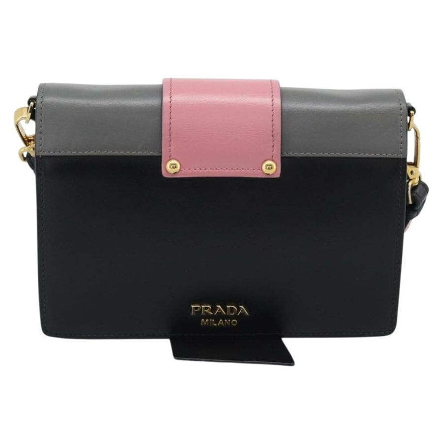 【日本直送】PRADA 皮革多色金色肩包,正品編號 196091A-1