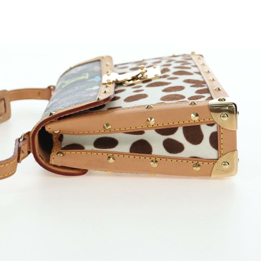 【日本直送】路易威登 Monogram Multicolor Pochette Dalmatian 黑色 M9282 Auth 197035SM-2
