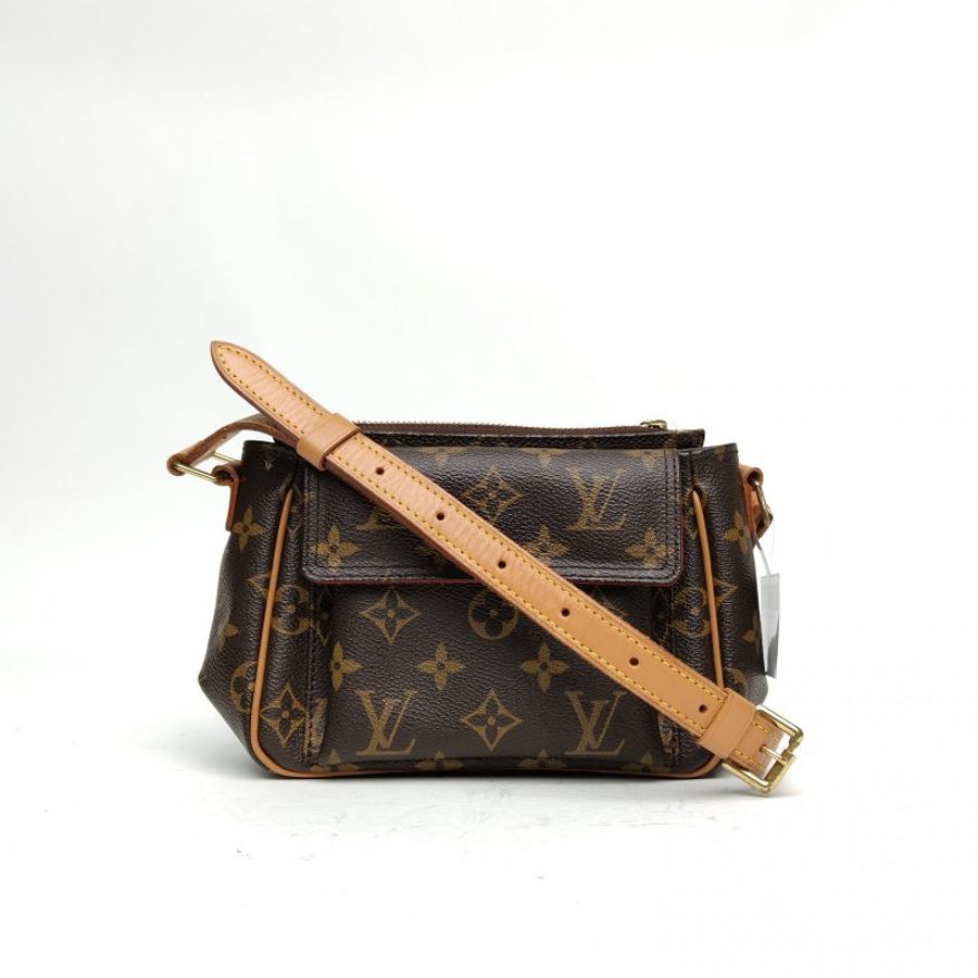 LOUIS VUITTON 中古豆腐包老花PVC2004-1