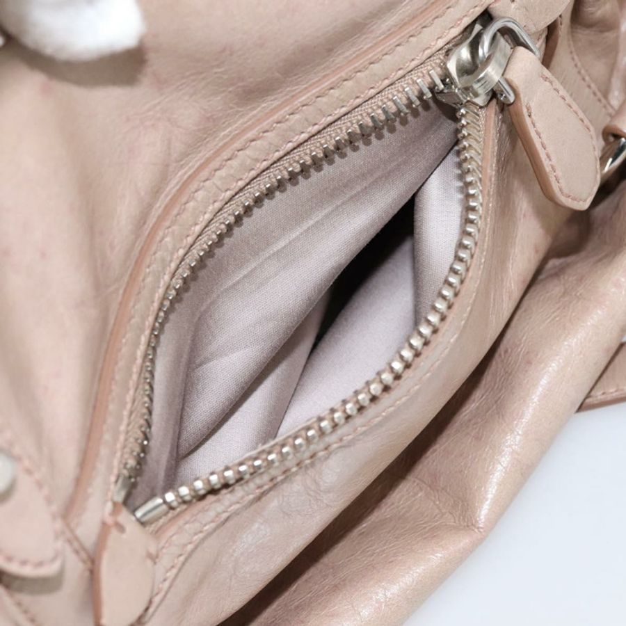 【日本直送】Miu Miu Vitellolux 兩用手袋 粉紅銀色 正品 202001A-23