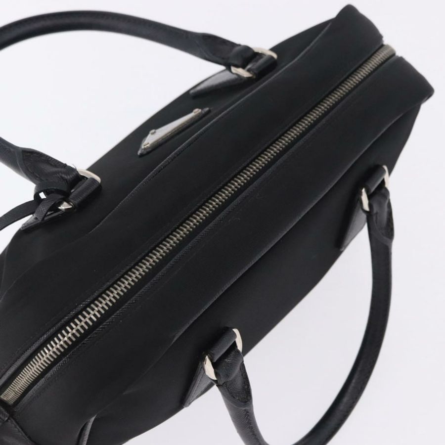 【日本直送】PRADA 尼龍手提包 黑色 銀色 正品 199441V-5