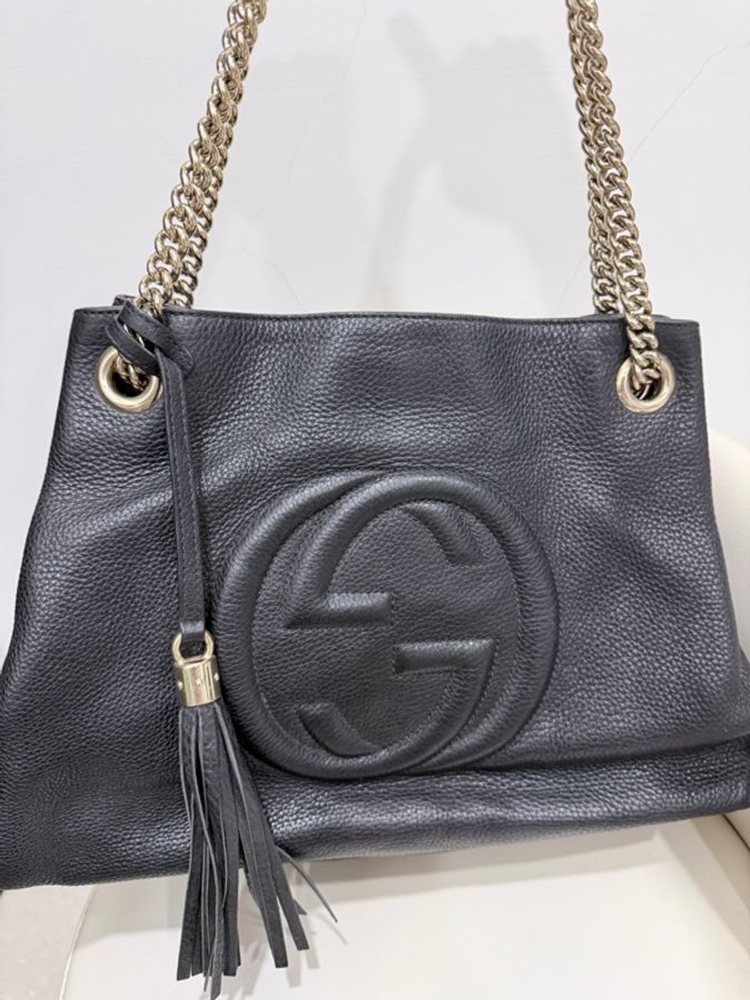 Gucci 🌟 SOHO 流蘇包-6