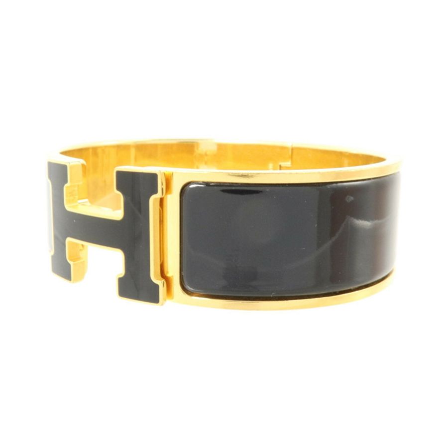 HERMES 金屬/琺瑯Clic-Clac H Bracelet金扣手鏈-1