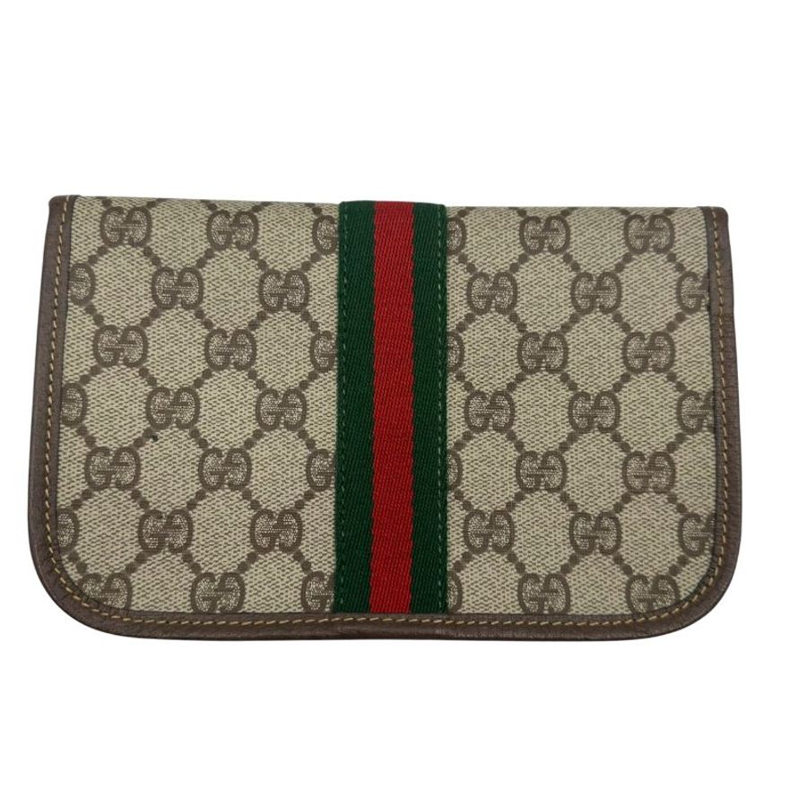 【美收精品】GUCCI 老花手拿包  D-46【隔月月中將轉賣至日本 上架期限30天】-1