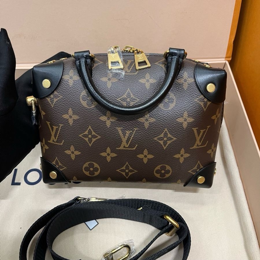 LV 八角軟盒子 芯片款 皮面無損 內里乾淨-2