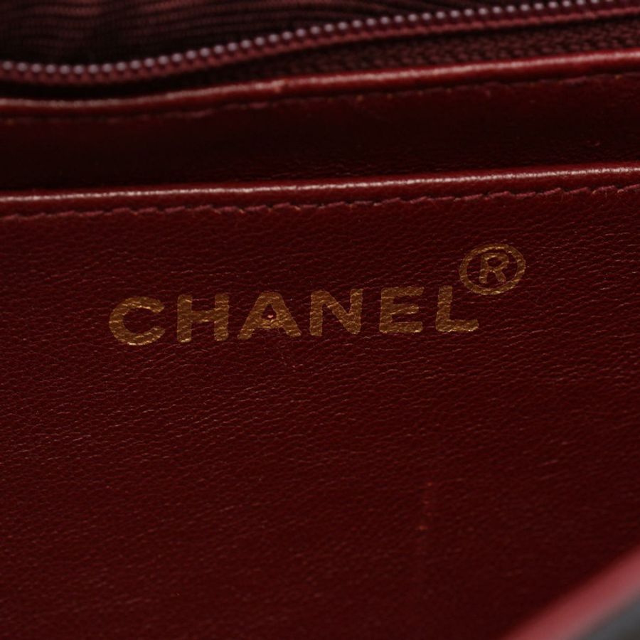 香奈兒 (CHANEL) 絎縫 Diana 翻蓋鏈條斜背包 A01165 羊皮 BK GHW-3