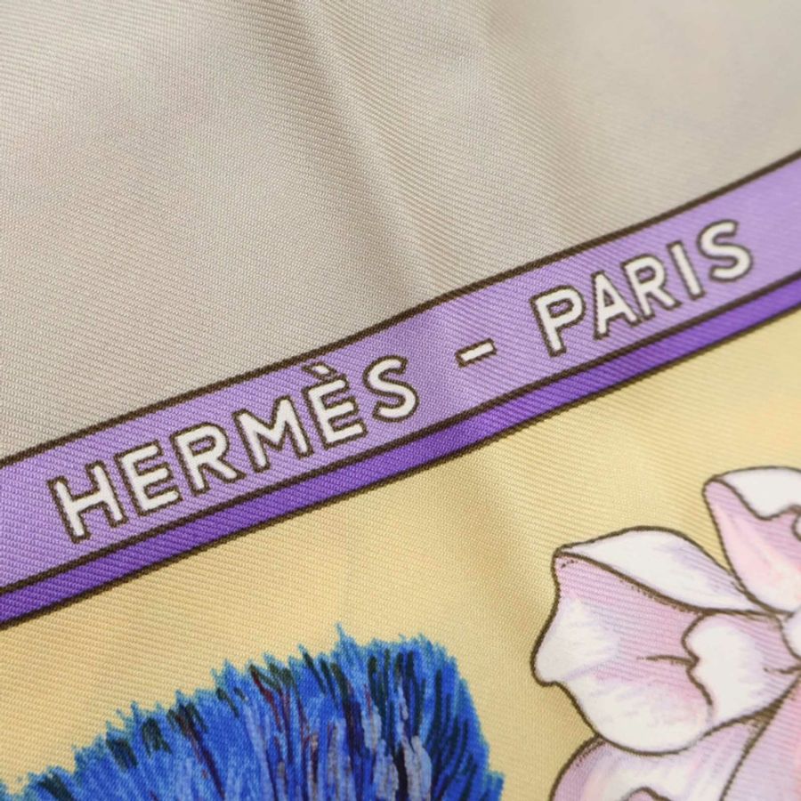 多色 REGINA 絲綢 絲巾 90x90【HERMES 愛馬仕】-3