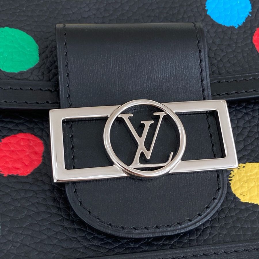 LV 路易威登x Yayoi Kusama草间弥生Dauphine Mini Taurillon达芙妮-4