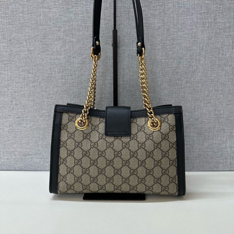 古馳 Gucci 黑色Padlock小號 小三包單肩包小號 尺寸:26*10*17cm-1