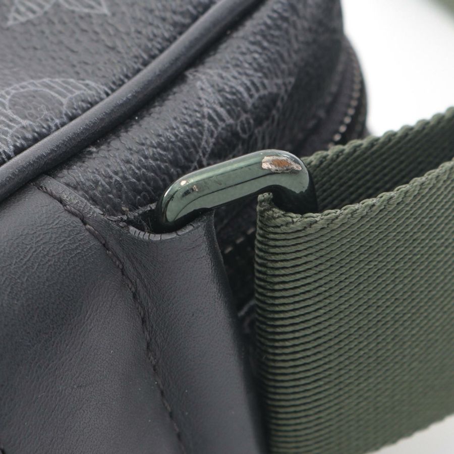 LOUIS VUITTON LV 路易威 Vivienne Danube PM 單背包黑色原花 Eclipse 帆布 M43677-5