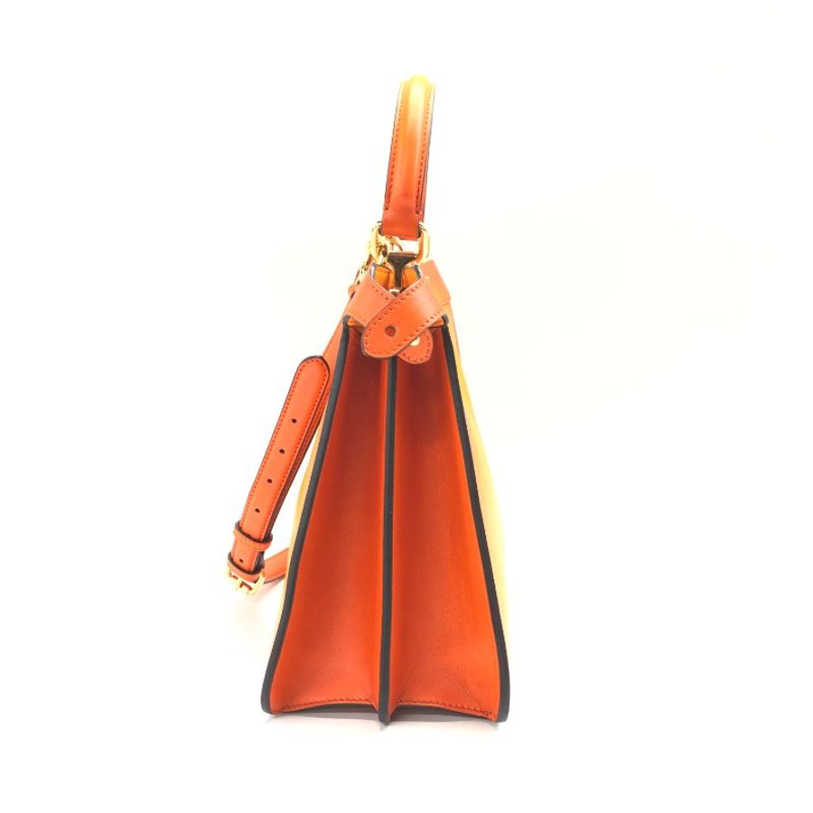 Fendi 橙色 peekaboo 中號 肩背包-2
