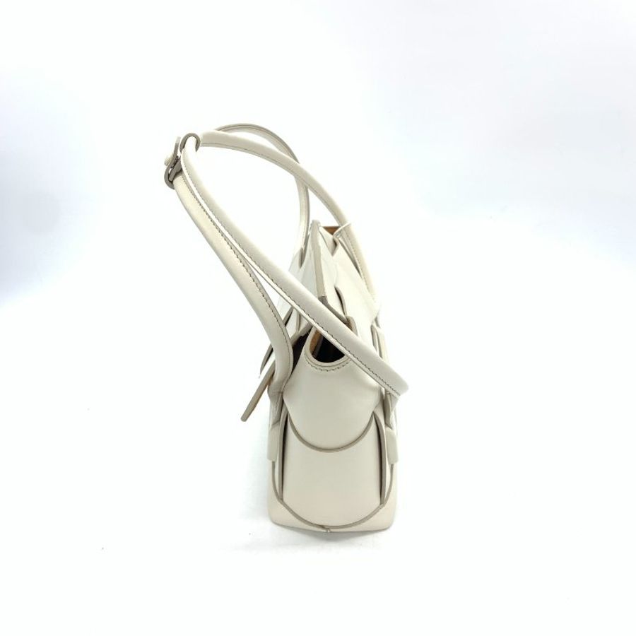 Bottega Veneta BV 白色 arco 編織 mini 手提包-3