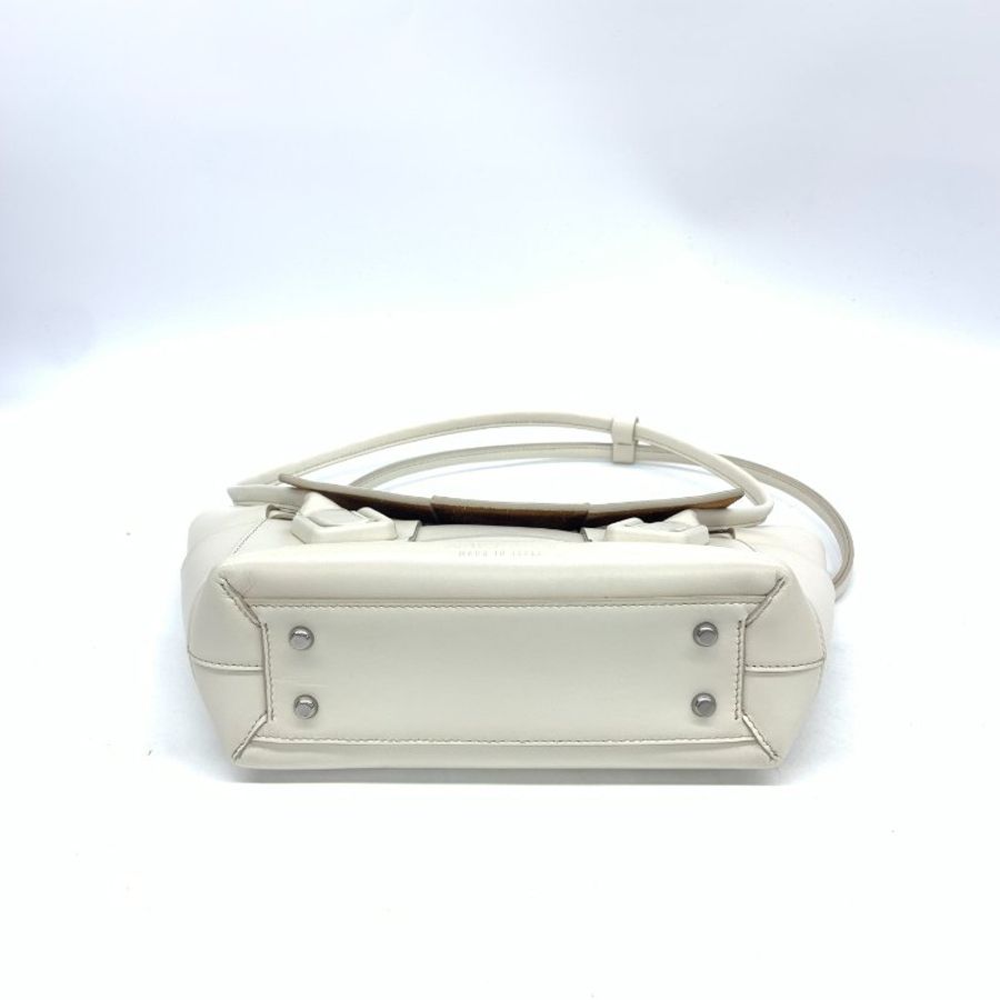 Bottega Veneta BV 白色 arco 編織 mini 手提包-4