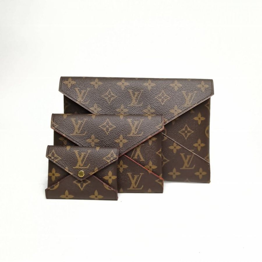 LOUIS VUITTON KirigamiPochette三合一信封包老花PVC晶片-1