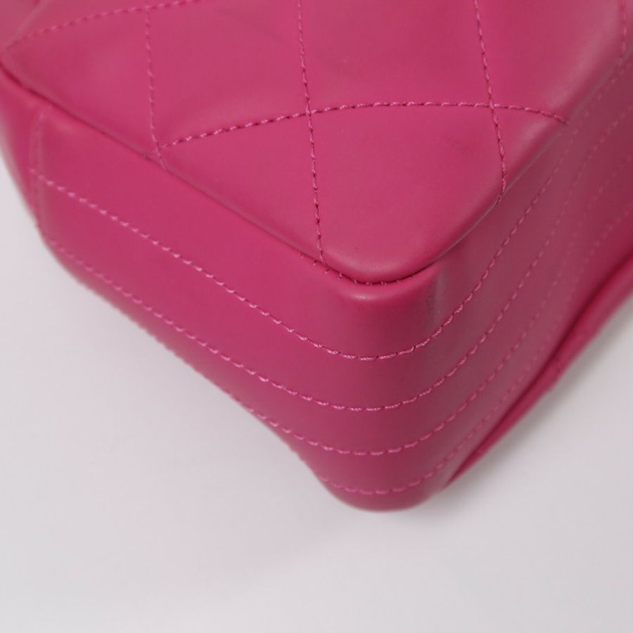 CHANEL Rubber Coco Rain Camera Bag鏈帶肩背袋-13