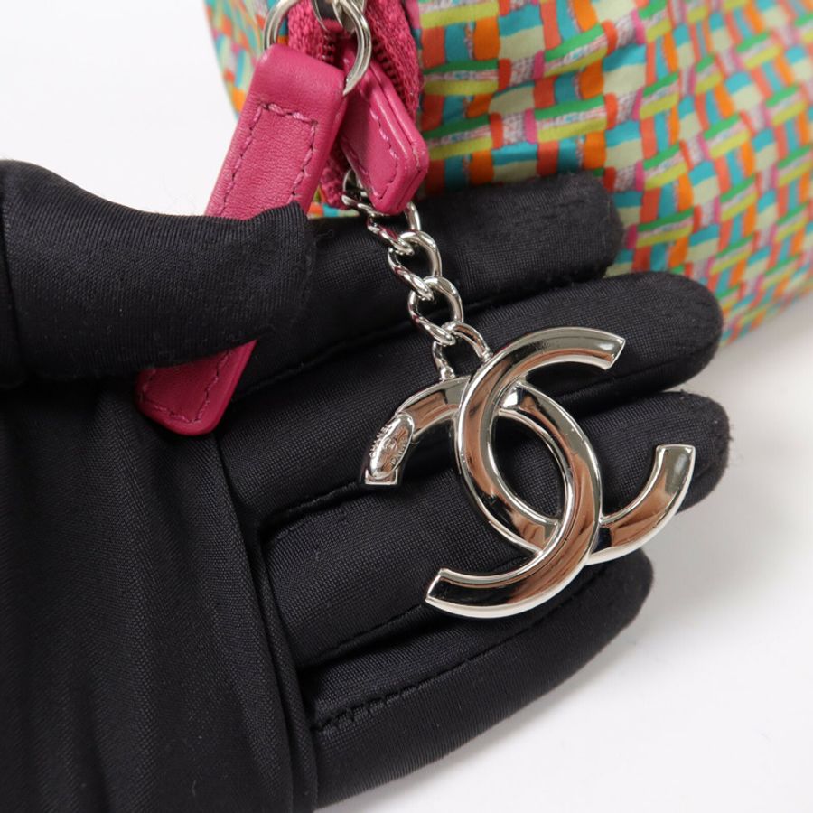 CHANEL Rubber Coco Rain Camera Bag鏈帶肩背袋-16