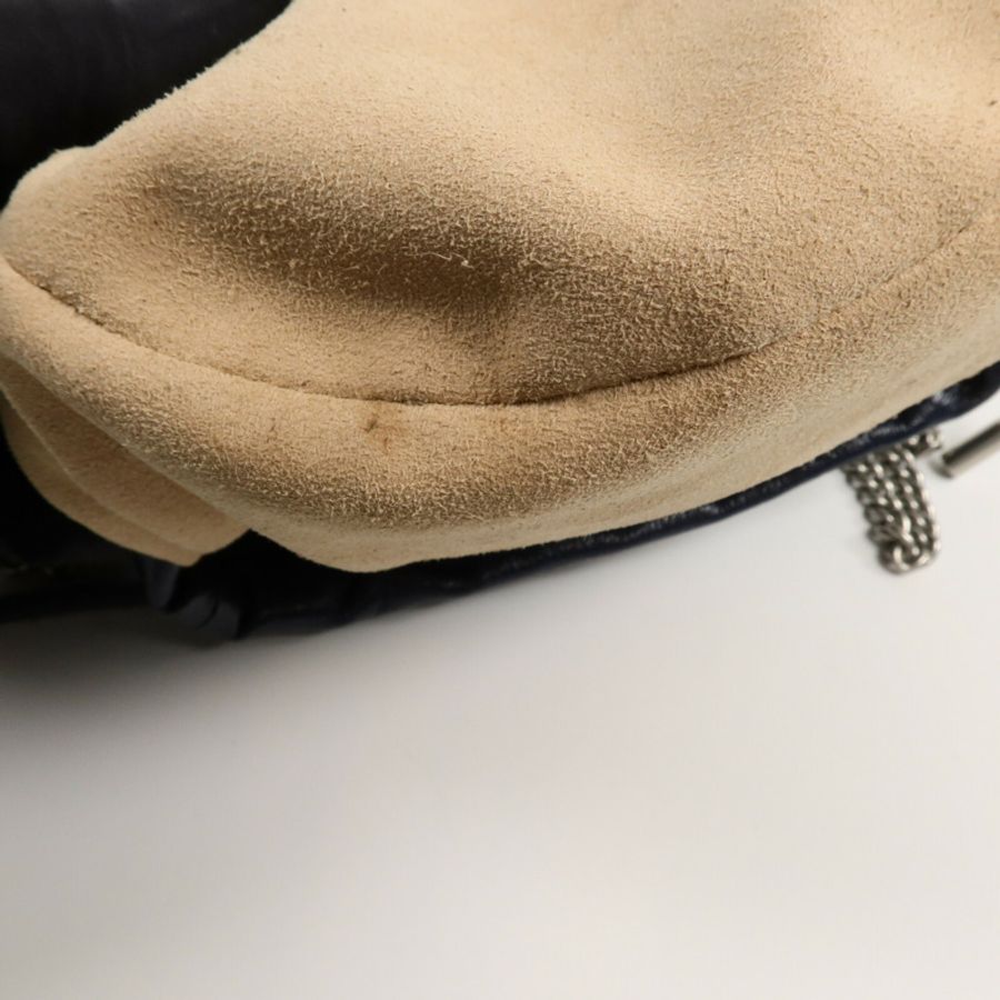 GUCCI 牛皮皮革GG Marmont Bucket鏈帶肩背袋-14