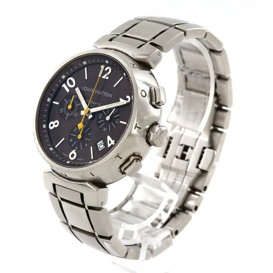 路易威登 Tambour 計時碼錶 Q1121 SS 自動腕錶-1
