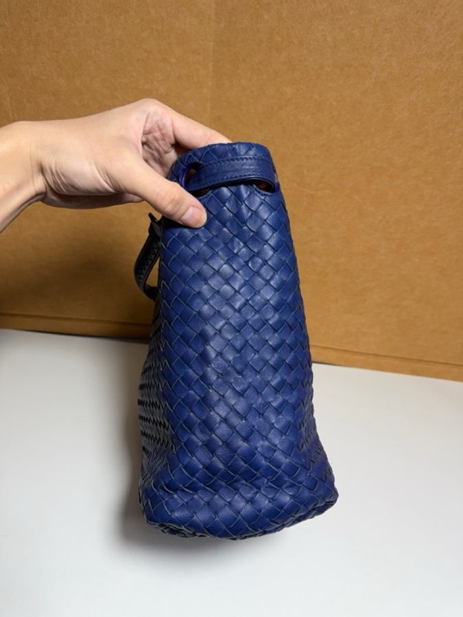 Bottega Veneta 葆蝶家Bv 藍紫色雙橋 底長33×28cm-3