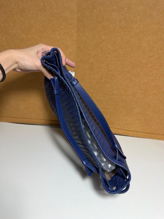 Bottega Veneta 葆蝶家Bv 藍紫色雙橋 底長33×28cm-4