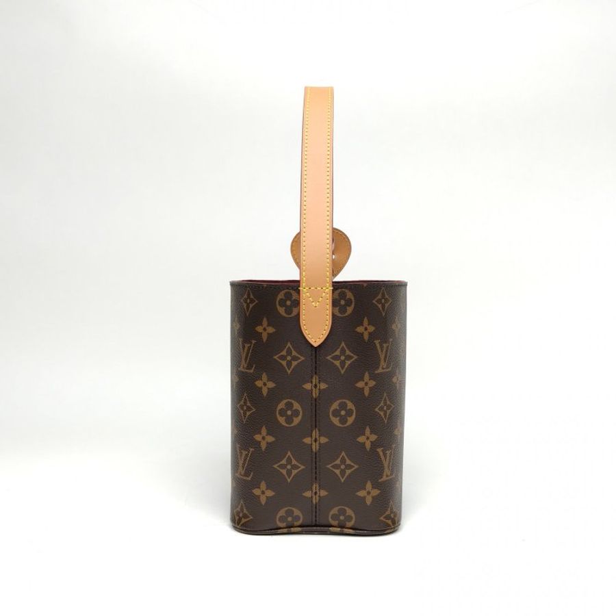 LOUIS VUITTON ALLINBB小號印花手袋Monogram塗層帆布老花PVC金扣晶片小號印花-4