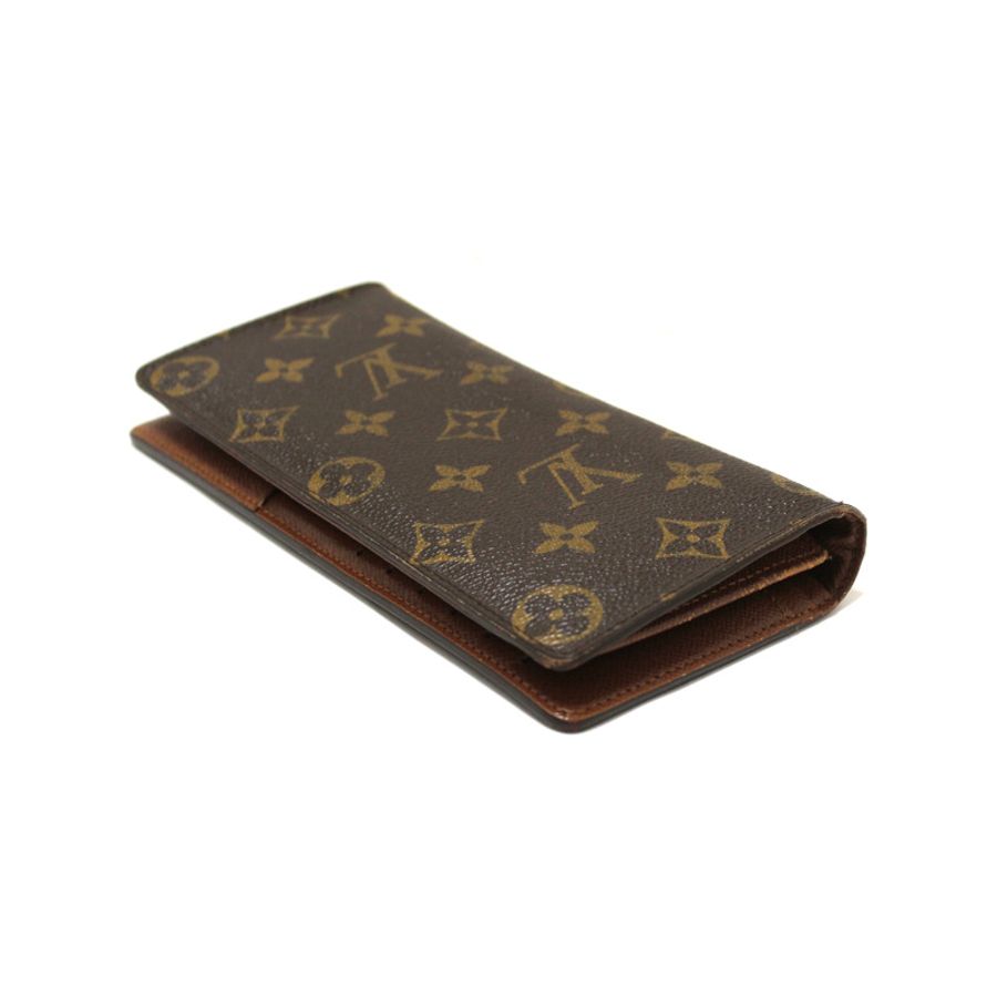 Louis Vuitton Classic Monogram Canvas Brazza Long Wallet-4