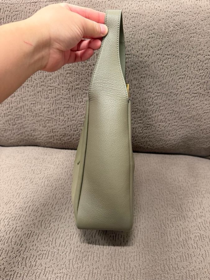 聖羅蘭 Saint laurent YSL 深苔蘚綠 hobo包 小號柔軟牛皮-2