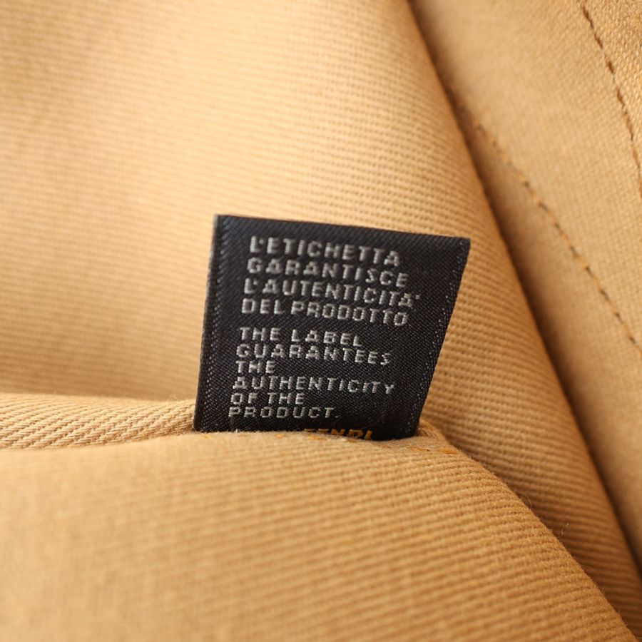 FENDI 芬迪 肩背包 棕色 Zucchino 帆布 8BH183-6