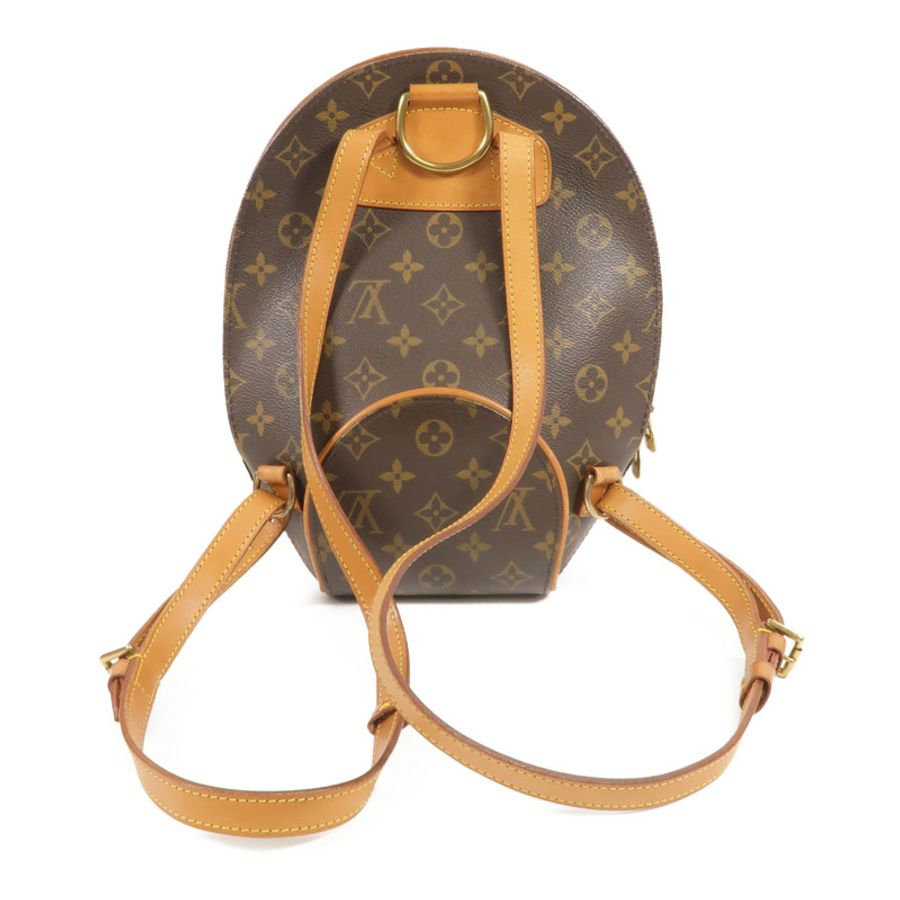 LOUIS VUITTON Monogram Ellipse Sac A Dos Backpack金扣背包棕色-1