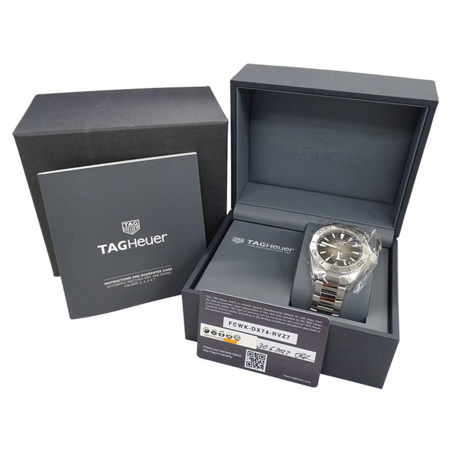 TAG Heuer 豪雅競潛系列 WBP2110 BA0627 男士腕錶,品牌名稱,日期顯示,自動上鍊機芯,不銹鋼錶殼,銀色和黑色-6