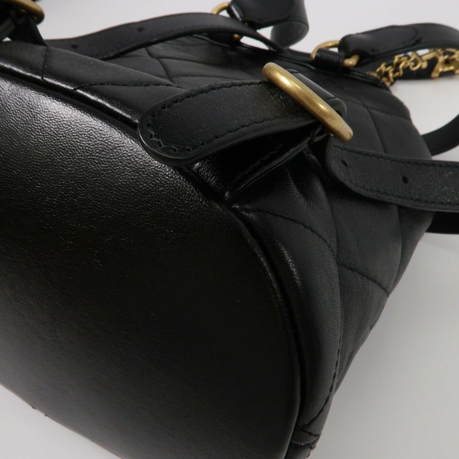 CHANEL 牛皮皮革Backpack背包-14