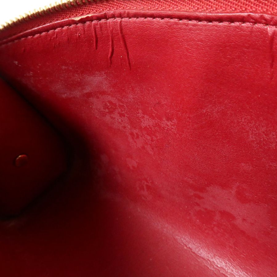 LOUIS VUITTON Monogram Vernis Trousse Cosmetic Pouch金扣小袋-14