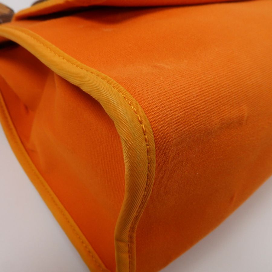 HERMES 帆布Herbag PM手挽肩背兩用袋Feu-13