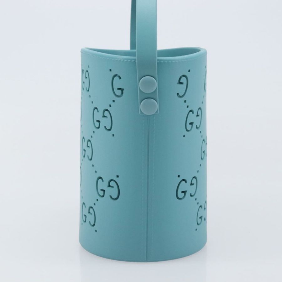 【日本直送】GUCCI 兒童手提包 橡膠材質 藍綠色 723051 正品 202697M-2