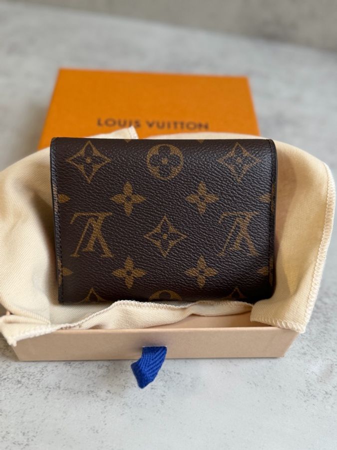 LV 三折夾 粉色-1