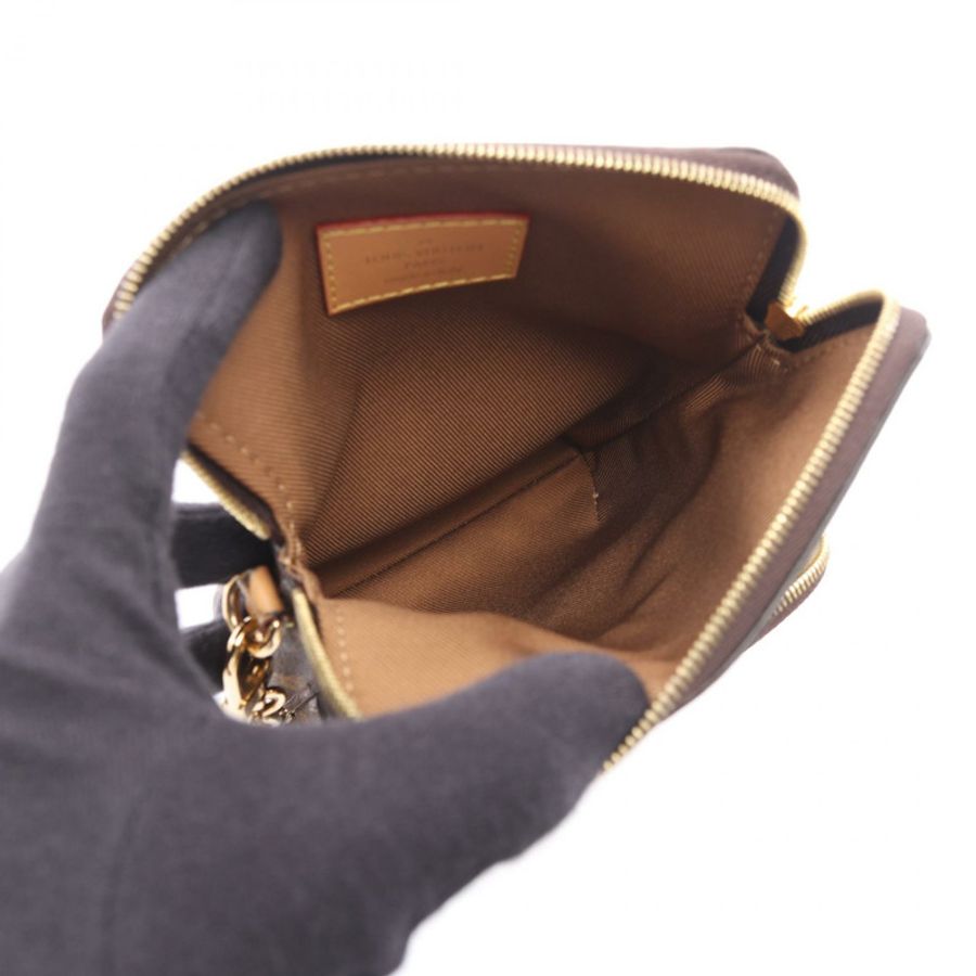 路易威登 (LOUIS VUITTON) Utility 斜挎 Monogram 2WAY 手提包 M80746 PVC 塗層帆布皮革棕色二手女款-2