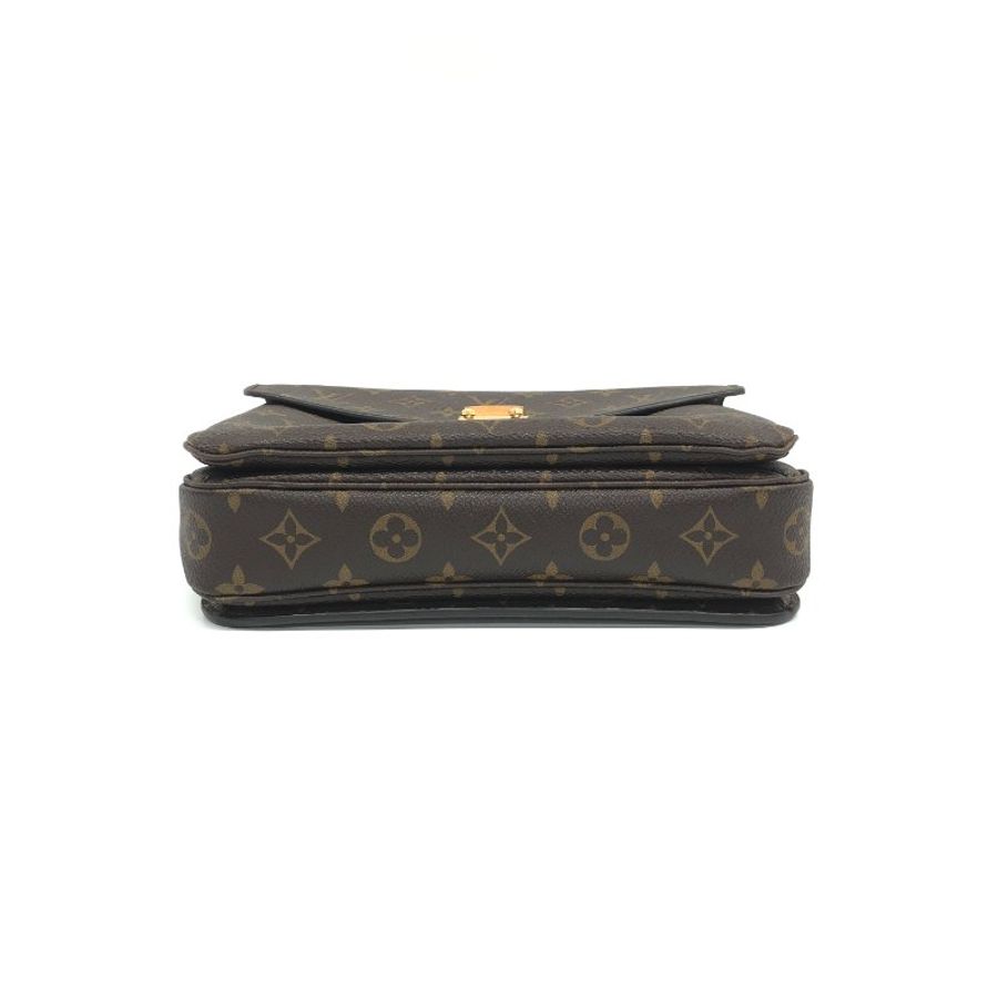 Louis Vuitton LV 棕老花 metis 郵差 肩背包-4